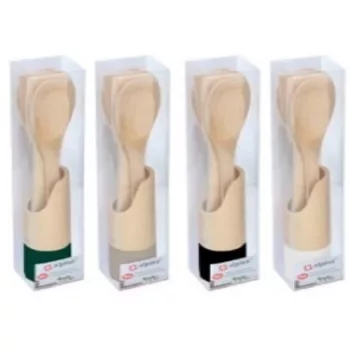 FŐZŐESZKÖZÖK BAMBUSZ TARTÓVAL 30X7X7CM ALPINA