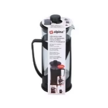 KÁVÉ KÉSZÍTŐ 600ML ÜVEG/ACÉL/SZILIKON ALPINA