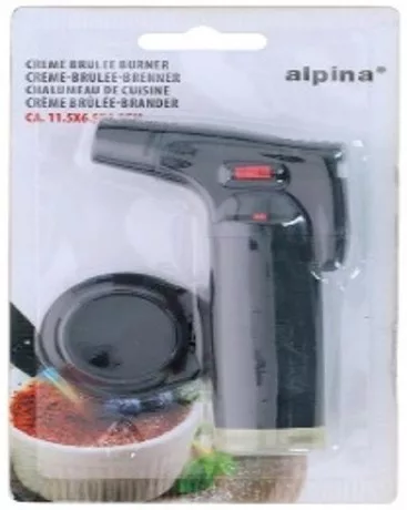 SZAKÁCSFÁKLYA 11,5X6,5X4,5CM GÁZZAL TÖLTVE ALPINA