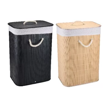 SZENNYESKOSÁR 30X40X56CM BAMBUSZ 2 SZÍNBEN ALPINA