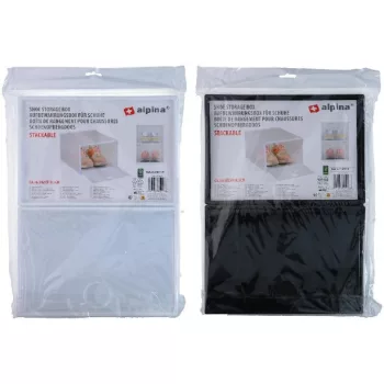 TÁROLÓDOBOZ 35X27X18,5CM 2 FÉLE ALPINA