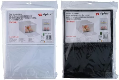 TÁROLÓDOBOZ 35X27X18,5CM 2 FÉLE ALPINA