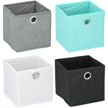 TÁROLÓ DOBOZ 15X15X15CM 4 SZÍNBEN ALPINA