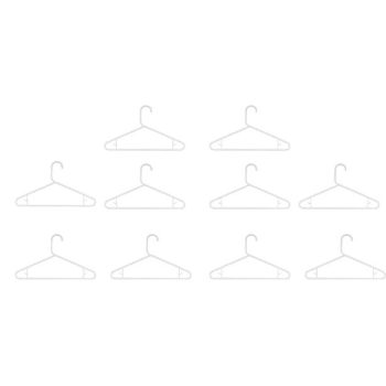   RUHAAKASZTÓ, 10 DB, ZÁRT VÉGŰ, FEHÉR, 39X22X4,5CM, ALPINA