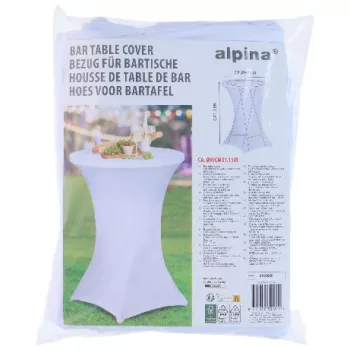 BÁRASZTAL TAKARÓ FEHÉR 0,85X1,15M POLIÉSZTER ALPINA