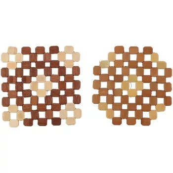 EDÉNYALÁTÉT 19X19CM 2FÉLE BAMBUSZ ALPINA