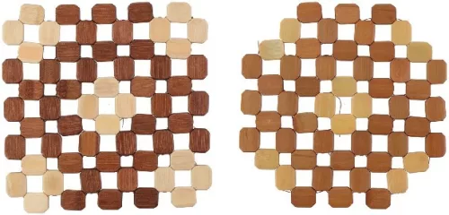 EDÉNYALÁTÉT 19X19CM 2FÉLE BAMBUSZ ALPINA