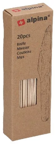 KÉS KÉSZLET 20DB 16,5X2,1X0,1CM 50GR ALPINA