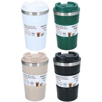 TERMOSZ POHÁR 0,35L 9X9X15CM 4 SZÍNBEN ALPINA