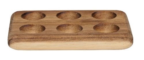 FA TOJÁSTARTÓ 6 DB TOJÁSHELY FSC 17X11X2CM 200GR AKÁCFA ALPINA