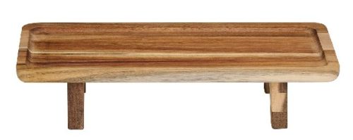 FA TÁLALÓTÁLCA S FSC 30,7X15,5X6,5CM 339GR AKÁCFA ALPINA