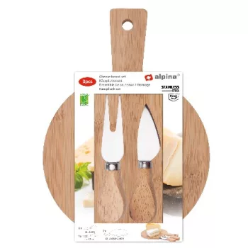 SAJTTÁL SZETT 3DB SS/PP/BM 28,5X18X2,8CM 237GR ALPINA