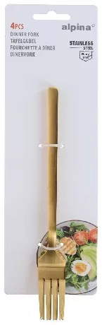 VILLASZETT 4DB ARANY ROZSDAMENTES 19.5X2.4X1.6CM 88G ALPINA