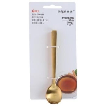 KANÁL TEÁS 6DB ARANY 15,5X3X5CM 90G ROZSDAMENTES ALPINA