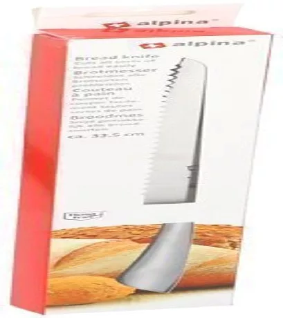 KÉS 33,5CM KENYÉRVÁGÓ ALPINA