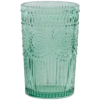 POHÁR ÜVEG ZÖLD 360ML 4DB 8X6.5X12.5CM 330GR ALPINA