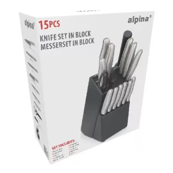 KÉS SZETT TARTÓBAN 15DB 1,5/2,0 MM 3.193KG ALPINA