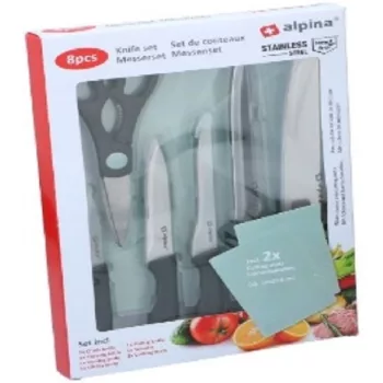   KÉS & OLLÓ 8RÉSZES 31,5/31/24,5/22,5/18,5/20,5 CM 1,8/1,5/1,7MM 486GR ACÉL ALPIN