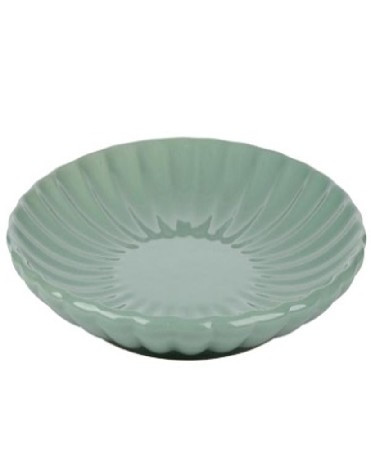 TÁNYÉR STONEWARE BARÁZDÁLT 3,2X27,7X27,7CM