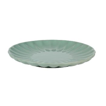 TÁNYÉR DESSZERT STONEWARE BARÁZDÁLT 2,4X21X21CM