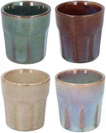 BÖGRE STONEWARE 110ML 4PCS 6X6,4CM 110ML