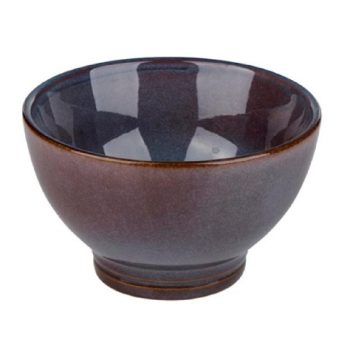 TÁL STONEWARE SÖTÉTBARNA 13,9X7CM