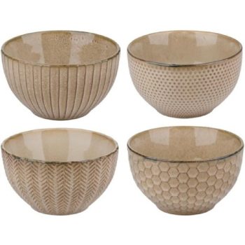 TÁL 620ML BÉZS 4 FÉLE