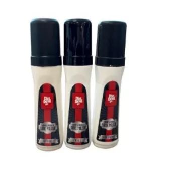   CIPŐTISZTÍTÓ POLÍROZÓ SZIVACS VELÚR-, NUBUK BŐRHÖZ 75ML 3FÉLE (FEKETE, SÖTÉTBARN