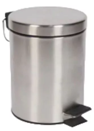 PEDÁLOS SZEMETES 5 L SZATIN FELÜLET O20,5×27,5 CM, 760 G DIRT DEVIL