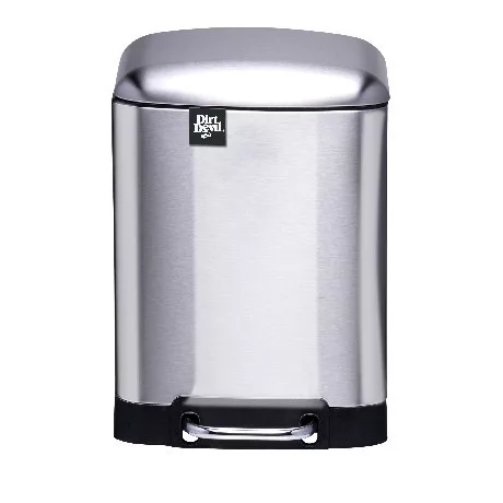 PEDÁLOS SZEMETES 6 L SOFT CLOSE 23×22,5×32,5 CM, 6 L 1205 G DIRT DEVIL