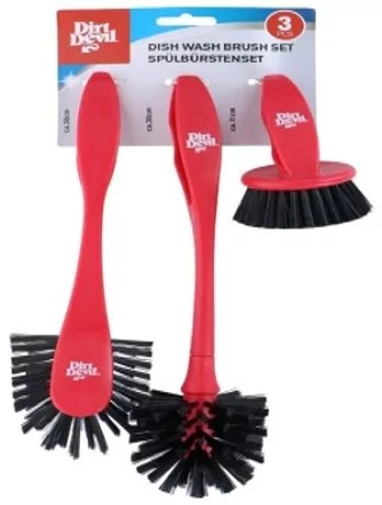 MOSOGATÓ KEFE SZETT 3DB 28-30-11 CM 165GR MŰA. DIRT DEVIL