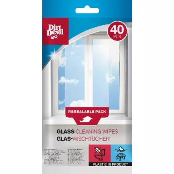   TISZTÍTÓ KENDŐ 40DB ÜVEGRE 36GSM 155GR 18X20CM DIRT DEVIL