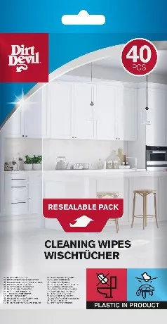 TÖRLŐKENDŐ HIGIÉNIAI 40DB 36GSM 208GR 18X20CM DIRT DEVIL