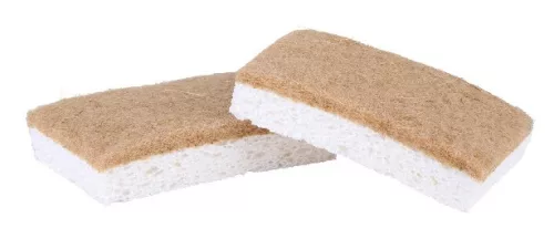 MOSOGATÓ KEFE SÚROLÓ 2DB 11X7X2,3CM CELLULÓZ/KÓKUSZROST ÚJRAHASZNOSÍTOTT, DIRT D