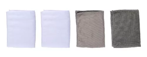 TÖRLŐKENDŐ MIKROSZÁLAS 4DB, 40X30CM, ÚJRAHASZNOSÍTOTT, DIRT DEVIL 4F.