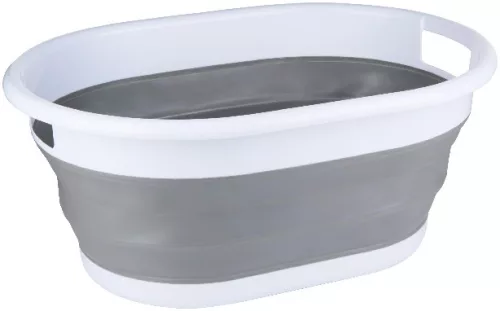 ÖSSZECSUKHATÓ SZENNYESKOSÁR 61,5X44X27CM PP/TPR, DIRT DEVIL