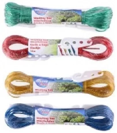 RUHASZÁRÍTÓ KÖTÉL 20M 5 SZÍNBEN