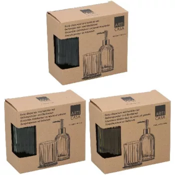 SZAPPANADAGOLÓ ÉS POHÁR SZETT 15X8X19CM ARTICASA