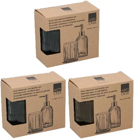 SZAPPANADAGOLÓ ÉS POHÁR SZETT 15X8X19CM ARTICASA