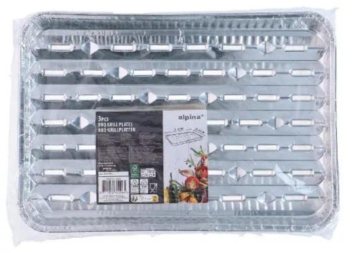 BBQ GRILL TÁLCA 3 DB-OS
35X22X2,5