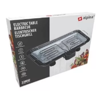 ELEKTROMOS GRILL BBQ 230V 5,8X4,2X0,75CM ALPINA