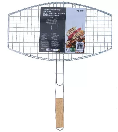 GRILLEZŐ HALSÜTŐ FANYELŰ 45X25CM ALPINA