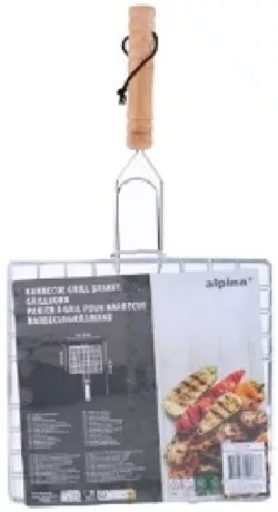 GRILLEZŐ HÚSSÜTŐ FANYELŰ 20X20CM ALPINA