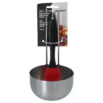 GRILLSÜTŐ SZÓSZOS EDÉNY SZILIKON ECSETTEL ALPINA