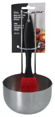 GRILLSÜTŐ SZÓSZOS EDÉNY SZILIKON ECSETTEL ALPINA