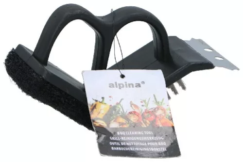 GRILLTISZTÍTÓ KEFE 3IN1 15X7,3X10CM ALPINA