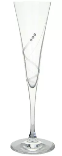 PEZSGŐSKEHELY 6DB-OS KRISTÁLYBERAKÁSSAL DÍSZÍTETT 120ML