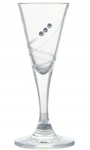 LIKŐRÖSKEHELY 2DB-OS KRISTÁLYBERAKÁSSAL DÍSZÍTETT 25ML