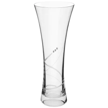 VÁZA KRISTÁLYBERAKÁSSAL DÍSZÍTETT 25CM