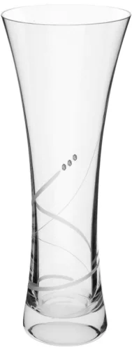 VÁZA KRISTÁLYBERAKÁSSAL DÍSZÍTETT 25CM